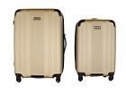 Kenneth Cole Reaction T1142 Champagne ABS South Street 2-Pc Hardside Luggage Set