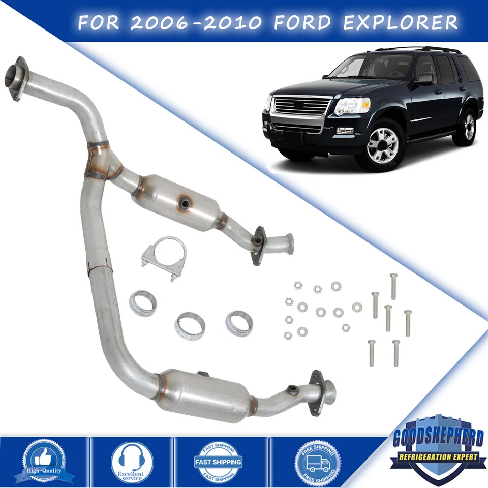 For Ford Explorer 4.0L  2006/2007/2008/2009/2010 Catalytic Converter Direct Fit - Image 1 of 4