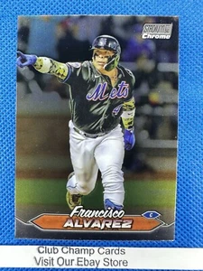 2024 #110 Francisco Álvarez Topps Stadium Club Cromo Mets de Béisbol - Imagen 1 de 2
