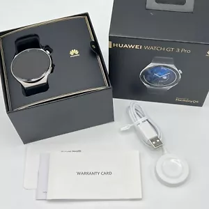HUAWEI WATCH GT 3 Pro 46mm Smart Watch Classic Model iOS/Andriod BLK - Picture 1 of 10