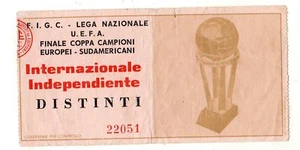 CALCIO BIGLIETTO TICKET INTER INDEPENDIENTE FINALE INTERCONTINENTALE - Picture 1 of 1