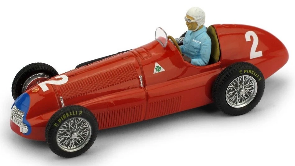 Brumm ALFA ROMEO 158 NINO FARINA 1950 N.2 WINNER G.BRITAIN GP WORLD CHAMP.1:43 - Immagine 1 di 1