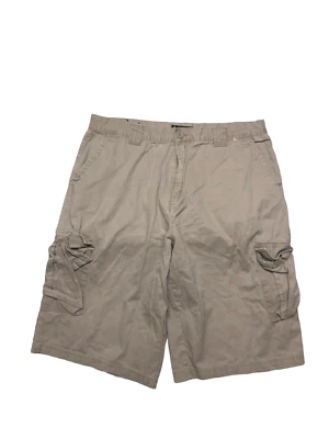 Indigo 30 6 Pocket Cargo Shorts Beige Men's (Size: 40) - Image 1 of 4