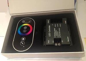 RGB LED Strip Touch Controller Steuerung RF Funk Fernbedienung 12V 433 NEU&OVP - Bild 1 von 1