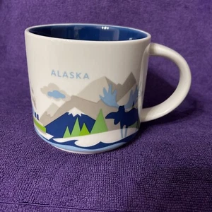 Alaska Starbucks 2013 You Are Here Coffee Tea Mug Cup 14 oz Moose - Picture 1 of 11