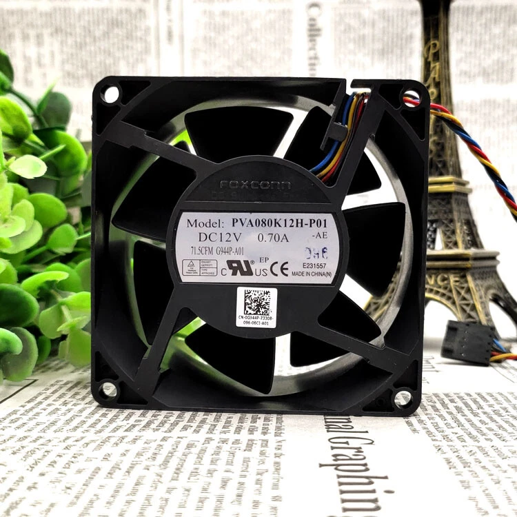 1 pcs Foxconn PVA080K12H-P01-AE 12V 0.70 8cm high air volume fan - Image 1 of 1