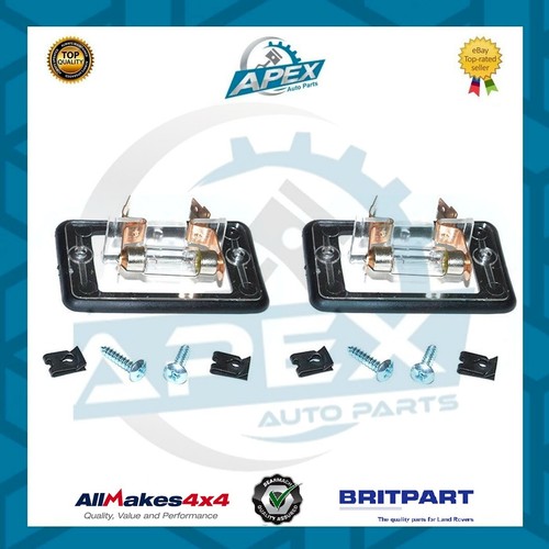 2PC For Land Rover Discovery 1 1994-1998 Discover 2 L318 1998-2004 LED Number License Plate Lights Lamps Canbus Oem XFC500050 - 34
