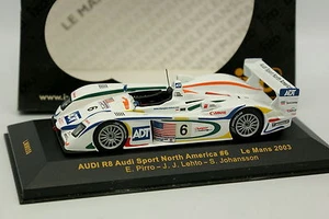 Ixo 1/43 - Audi R8 Audi Sport Nord America Le Mans 2003 N°6 - Foto 1 di 1