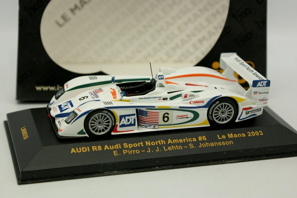 Ixo 1/43 - Audi R8 Audi Sport Nord America Le Mans 2003 N°6 - Immagine 1 di 1