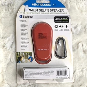 SoundLogic XT Slimmest Selfie Speaker w/hands Free Mic and Shutter Release - Picture 1 of 4