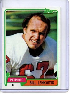 1981 TOPPS #268 BILL LENKAITIS NEW ENGLAND PATRIOTS - Bild 1 von 2