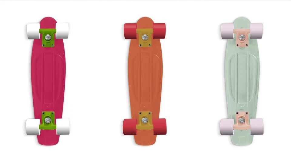 RAM Mini Cruiser Board 22 Zoll oder 27 Zoll Retro Old School Skateboard NEU !