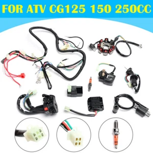 Kit CDI de interruptor de bujía de arnés de cableado eléctrico cuádruple ATV para CG125 150 250CC - Imagen 1 de 12