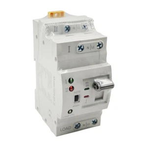 NEW Mini Dual Power Automatic Transfer Switch Grid to Alternator 2P 63A 110V - Picture 1 of 9