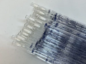 36pc Corning 7079-10N Pyrex Disposable Serological Pipets Glass, 10ml 1/10 - Picture 1 of 6