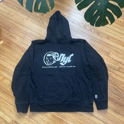 Men’s Large Billionaire Boys Club NYC BBC Black Hoodie Streetwear Sweatshirt - Image 1 of 4