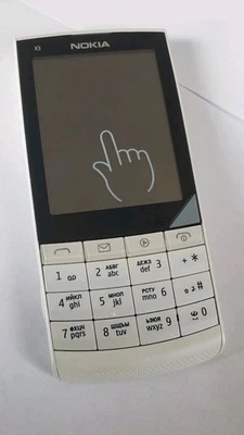 Nokia X3-02 Touch & Type (Orange) Mobile Phone White Excellent Condition  - Image 1 of 3