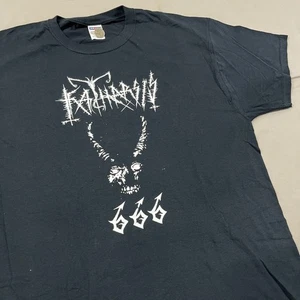 Katharsis 666 Rommande Metal T-Shirt "Burn Your Local Church" schwarz Gr. XL - Bild 1 von 14