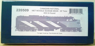 HO SCALE RAPIDO EMD FP9A CANADIAN NATIONAL CN #6509 220509 DCC & SOUND - Image 1 of 4