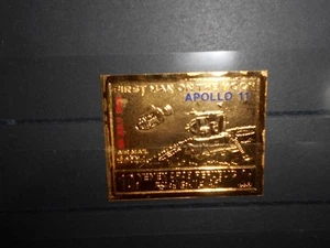 Jemen Apollo 11 Feingoldmarke B MNH postfrisch Space - Bild 1 von 1