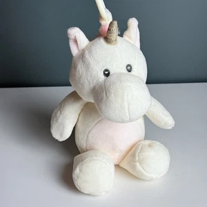 Kellytoy Kelly Baby Unicorn Plush Stuffed Rattle Lovey Toy Cream Pink 20" T70 - Picture 1 of 12