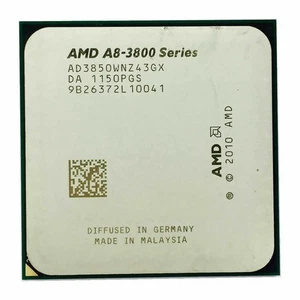 AMD A8-Series A8-3850 CPU Quad-Core 2.9 GHz 4M Socket FM1 Processor - Picture 1 of 1