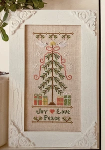 PATTERN Joy Love Peace Cross Stitch Sampler NEW Country Cottage Needleworks - Picture 1 of 4