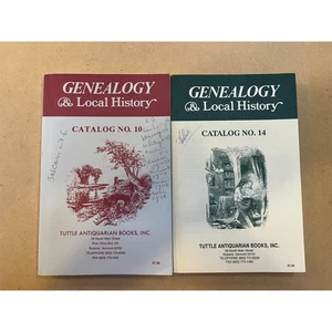 Genealogy & Local History Catalogs No. 10, No. 14 Tuttle Antiquarian Books Inc. - Bild 1 von 5