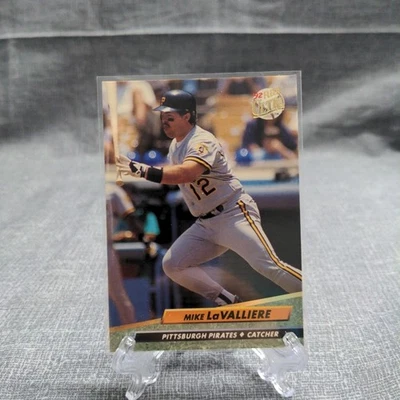 1992 Fleer Ultra Pittsburgh Pirates Mike LaValliere #254 - VERY GOOD! - Image 1 of 2