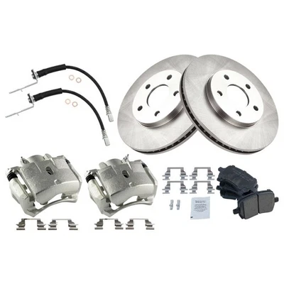 Kit de pastillas de freno delanteras de cerámica y rotor para Chevrolet HHR 2006-2011 Foto 1 de 4