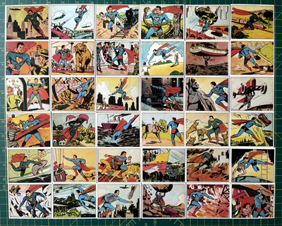 SUPERMAN Gum Trading Cards Set of 72 cards (LIMITED EDITION REPRINT SET - 1984) - Image 1 of 4