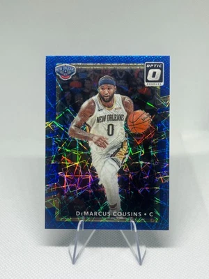 Panini Donruss Optic 2017-18 - DeMarcus Cousins #92 Blue Velocity Prizm Foto 1 de 2