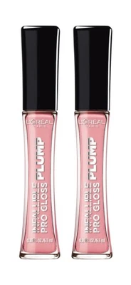 Lot of 2 L'Oreal Infallible Pro Gloss Plump Plumping Lip Gloss 601 Rosy Flush - Image 1 of 3