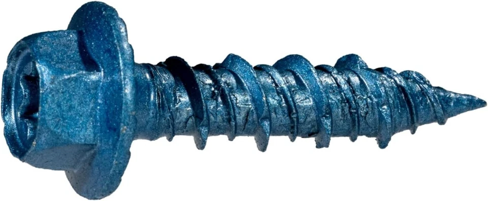 TorqueMaster Star Drive Hex Washer Head Masonry Screws, 50 Pieces with Driver Bi - Image 1 of 3