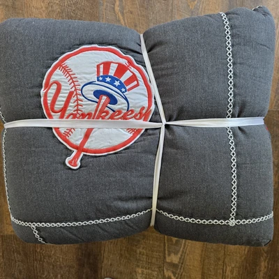 Pottery Barn Teen MLB Full Queen Baseball Quilt NEW - Image 1 of 4