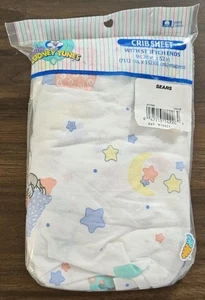 Sábana de cuna vintage 1997 28 pulgadas X 52 pulgadas. Baby Looney Tunes Sears nuevo en embalaje - Imagen 1 de 2