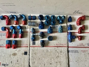 Lot of AN Fittings -6-8-10-12-16 - Bild 1 von 5