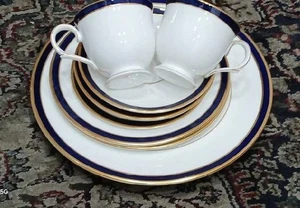 Lenox Classics Collection Federal Cobalt Bone China - 2 juegos de cena - 10 piezas - Imagen 1 de 8