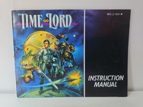 Time Lord Instruction Manual Only Nintendo NES