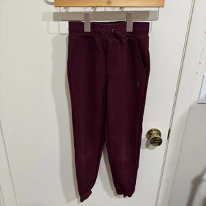 Ralph Lauren Polo Jogger Sweatpants Youth Small (8) Maroon - Read Description - Picture 1 of 10