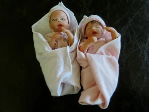 2 Muñecas Ashton-Drake Celestiales Puñado Pequeño Bebé Mini Puñado de Alegría Recién Nacidos - Imagen 1 de 21