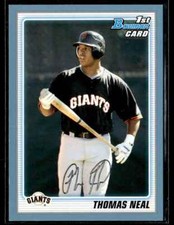 Thomas Neal 2010 Bowman Prospects Blue #BP99 RC 349/520 SKUJA2336