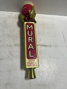 - New Belgium Brewing Beer Tap Handle Mural Agua Fresca Cerveza - Picture 1 of 6