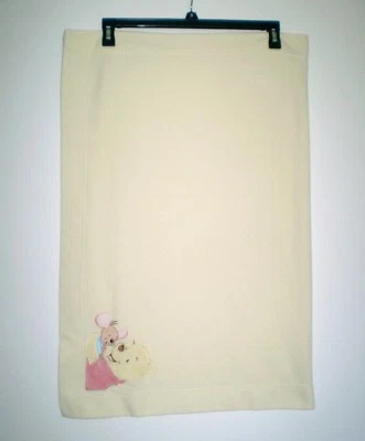 Disney Winnie the Pooh & Kanga Roo Canguro Bebé Manta de Vellón Crema Marfil *L Foto 1 de 4