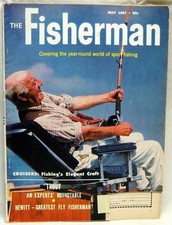 THE FISHERMAN MAGAZINE MAY 1957  VINTAGE  WORLD OF SPORT FISHING