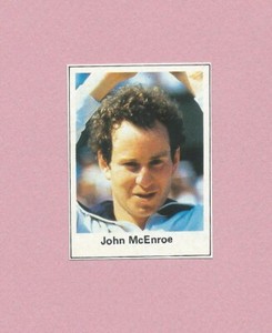 1985-86 Swedish Buster Triss I Ess #4 John McEnroe USA