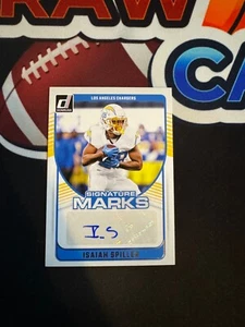 2024 Donruss Isaiah Spiller Signature Marks Auto - Picture 1 of 2