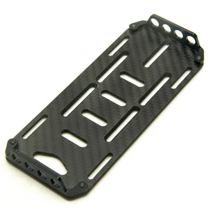Carbon Fiber Battery Mounting Plate Board Tray for 1/10 RC Crawler Axial SCX10 - Picture 1 of 5