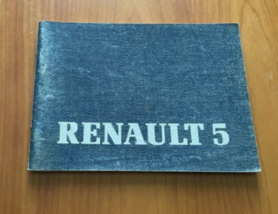 LIBRETTO USO E MANUTENZIONE RENAULT 5 - Immagine 1 di 2