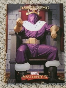 BARON ZEMO 2007 Marvel Masterpieces Card #6 ARIEL OLIVETTI art Capt America 